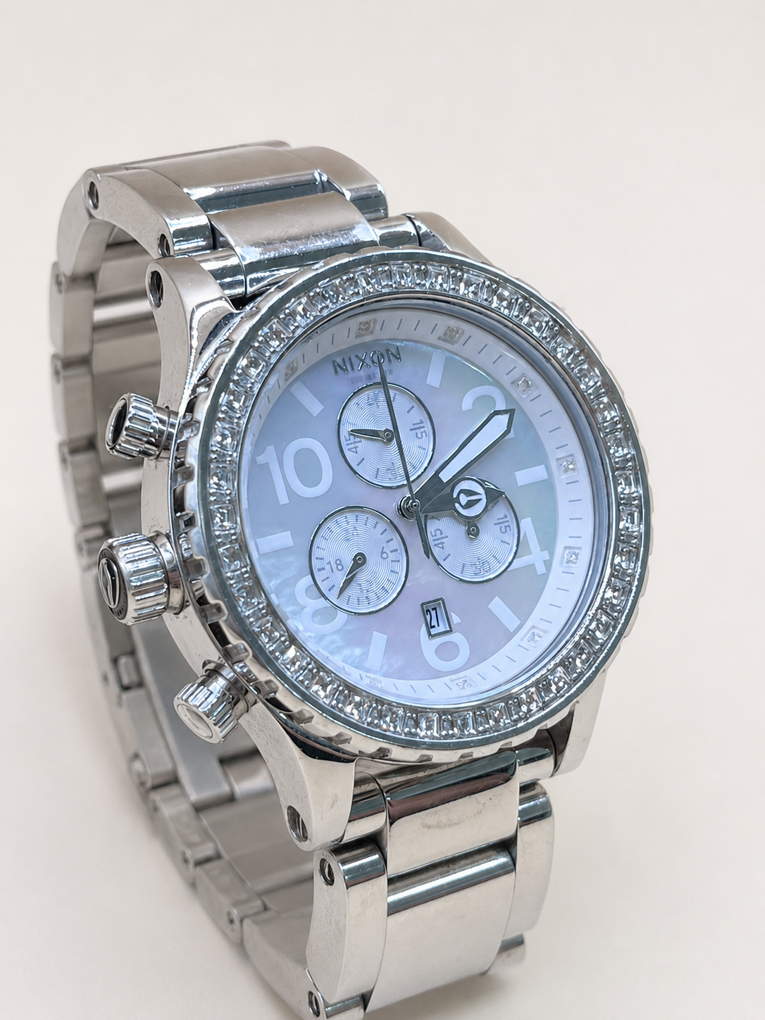 Nixon Women's 38-20 Chrono Watch Mother of Pearl (A404)