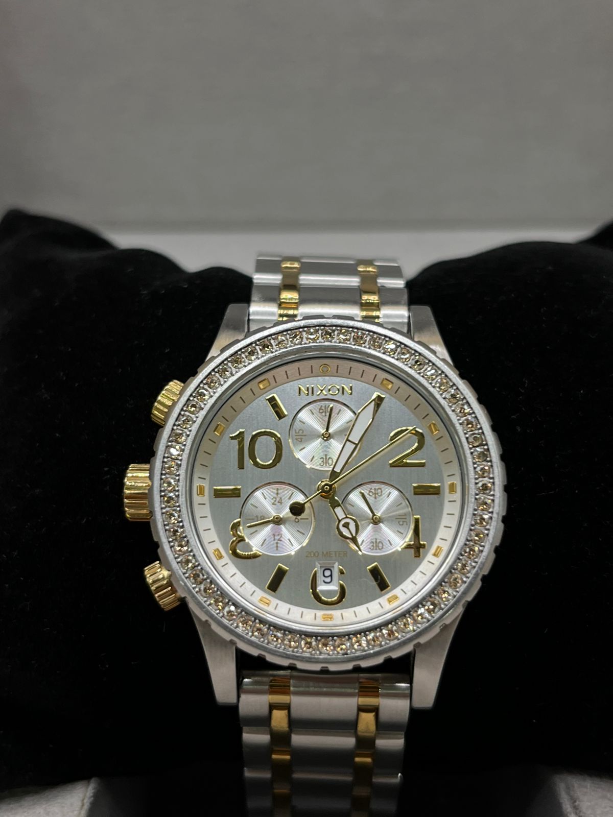Nixon Women's 38-20 Chrono Watch Two-Tone (A404)