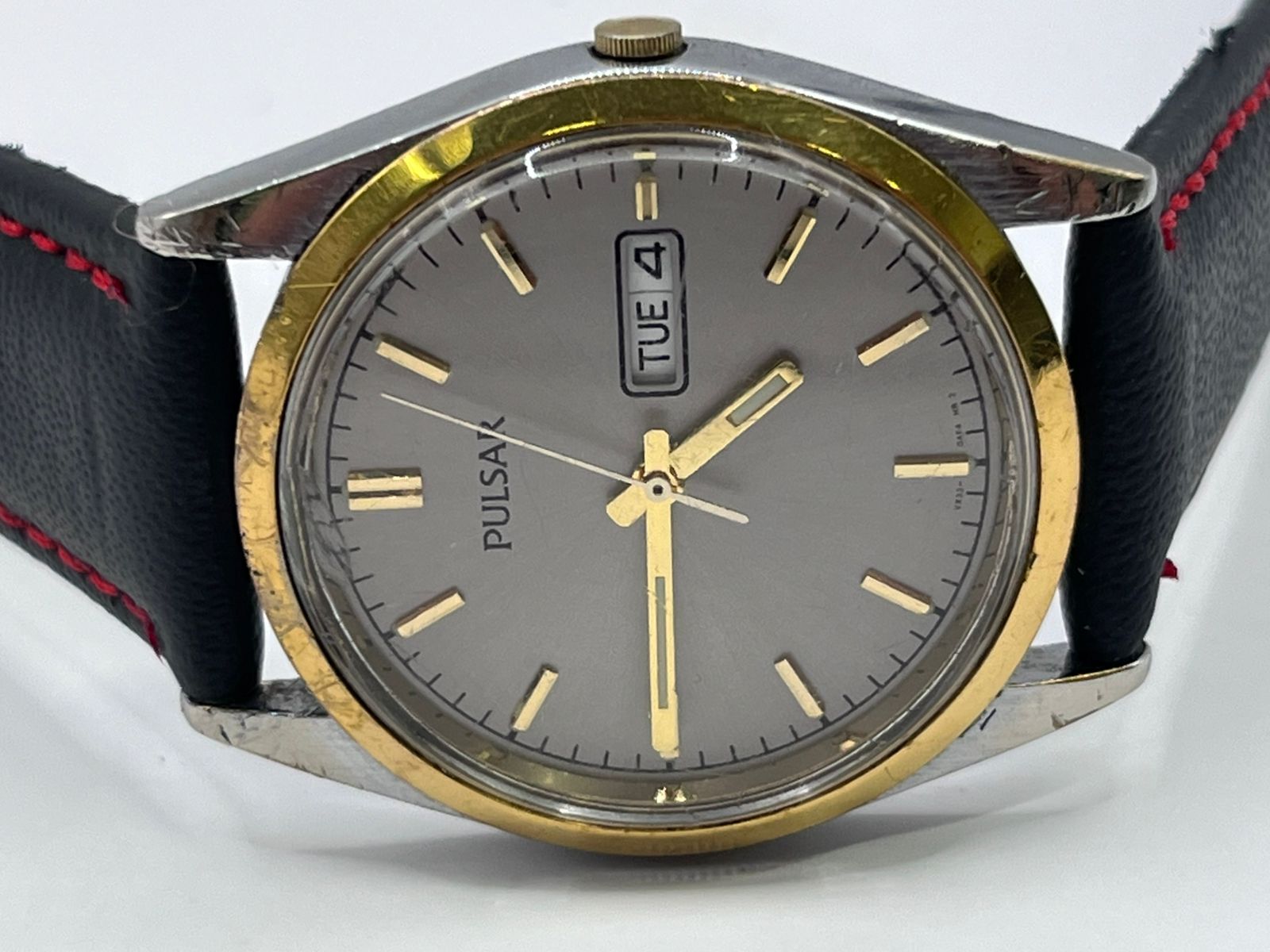 Pulsar Quartz Vintage Day-Date Two-Tone