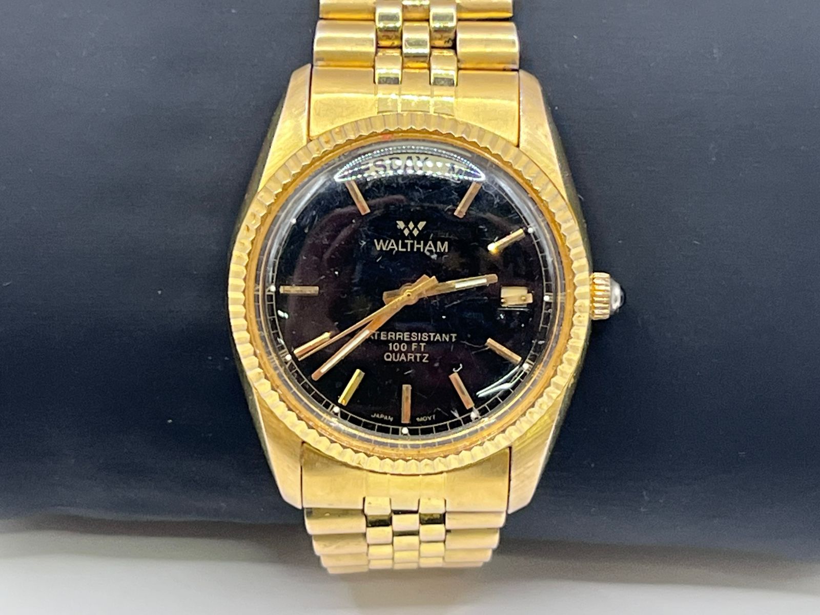 Waltham Day-Date President Series Gold Tone