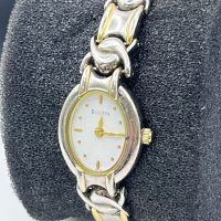 Bulova Oval Elegance Two-Tone Bangle