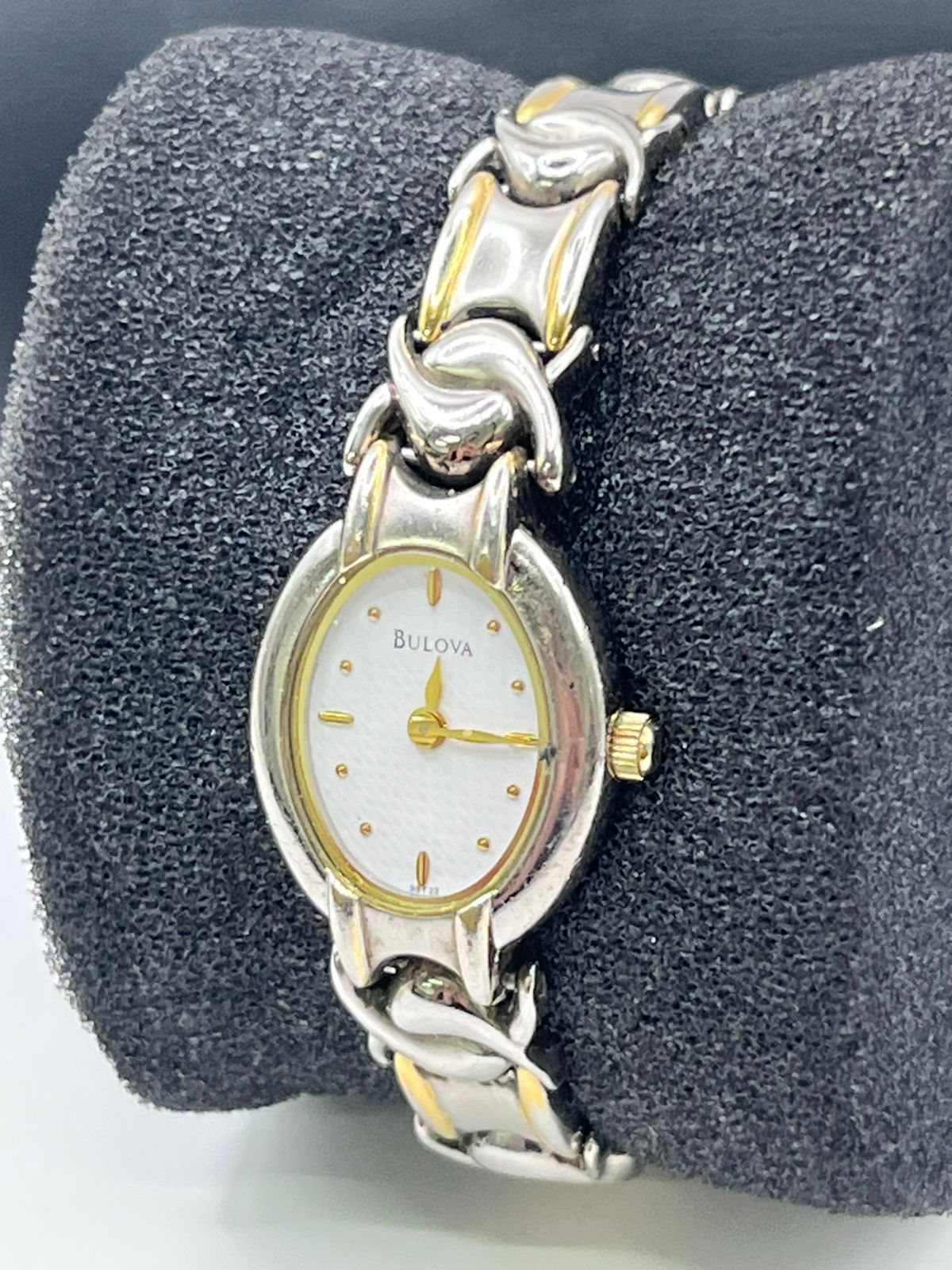 Bulova Oval Elegance Two-Tone Bangle