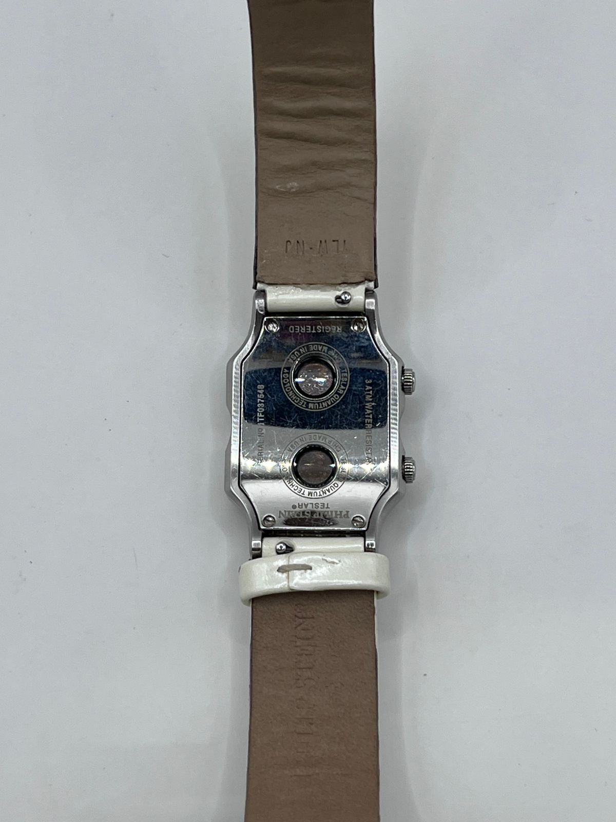 Philip Stein Signature Dual Time Mother of Pearl Dial Watch - Imagen 3