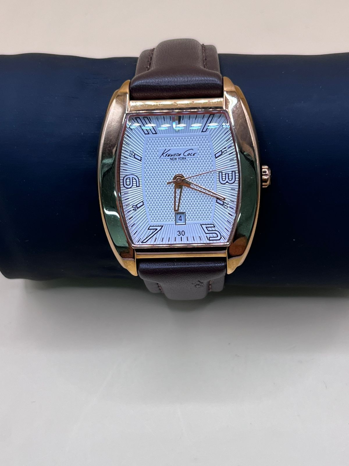 Kenneth Cole New York Men's Gents Plaque Date Watch (KC3813)