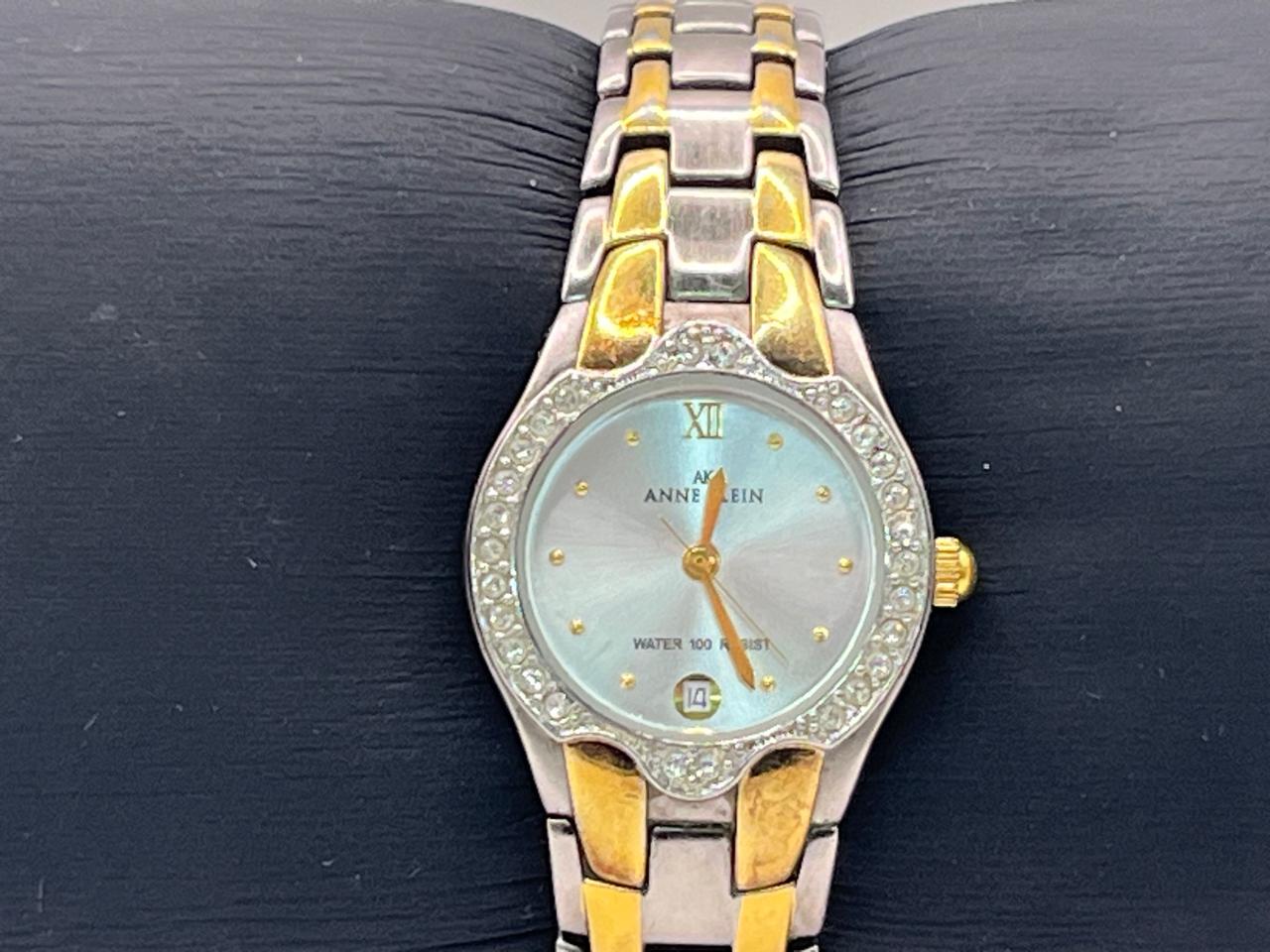 Anne Klein Mother of Pearl Dial Two-Tone Bracelet Watch