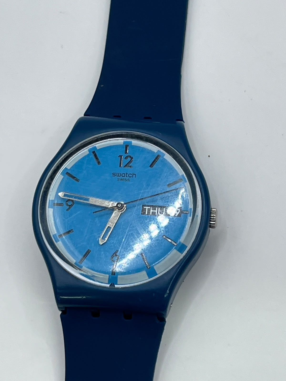 Swatch Originals Blue Bottle unisex Watch GN719 - Imagen 5
