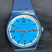 Swatch Originals Blue Bottle unisex Watch GN719