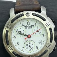 Timberland Swiss Chrono 100M White Dial Brown Leather