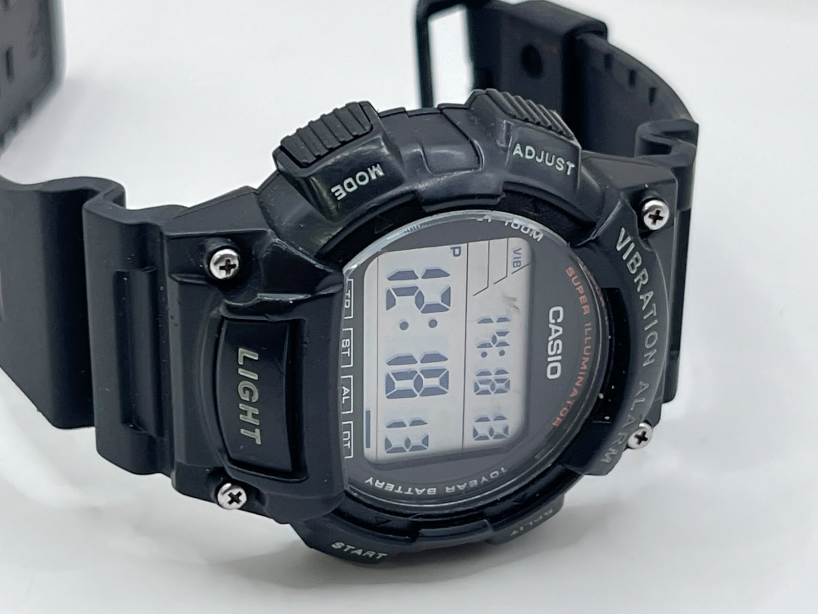 Casio W-736H-1AV Vibration Alarm