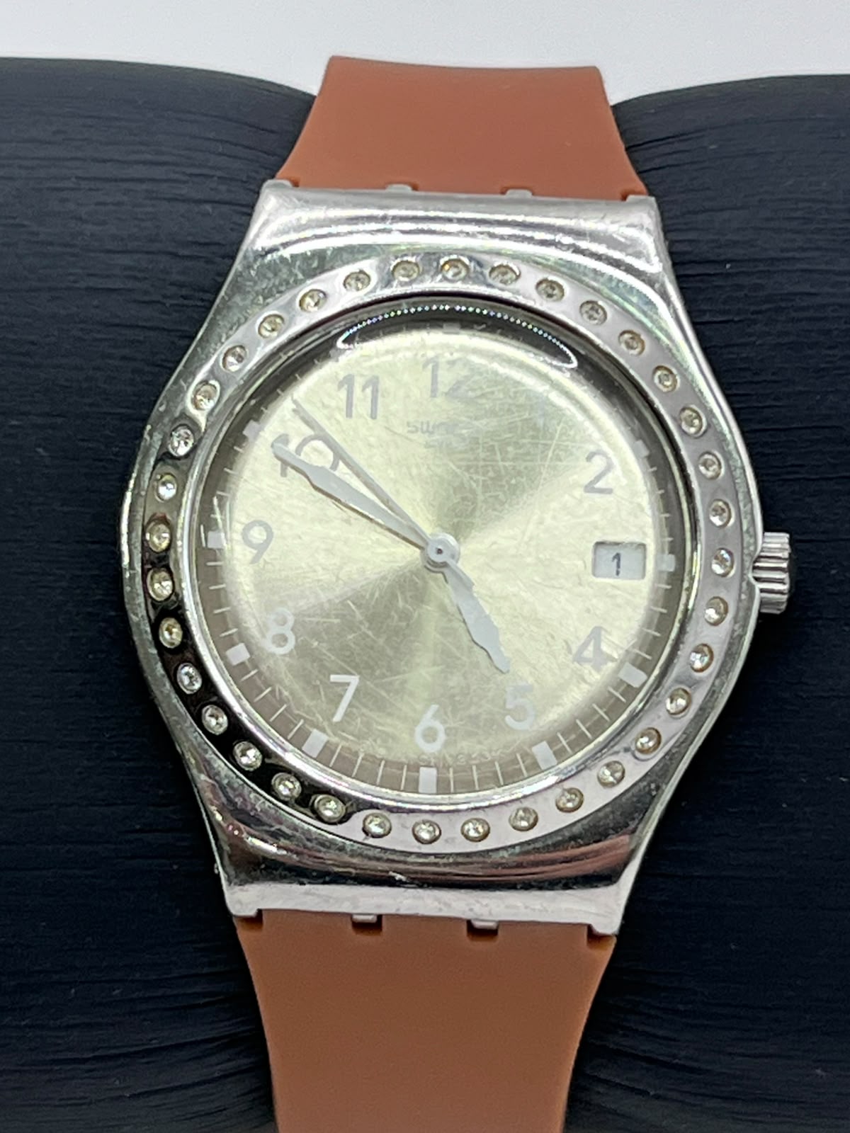 Swatch Irony Lady Quartz Glitter Bezel