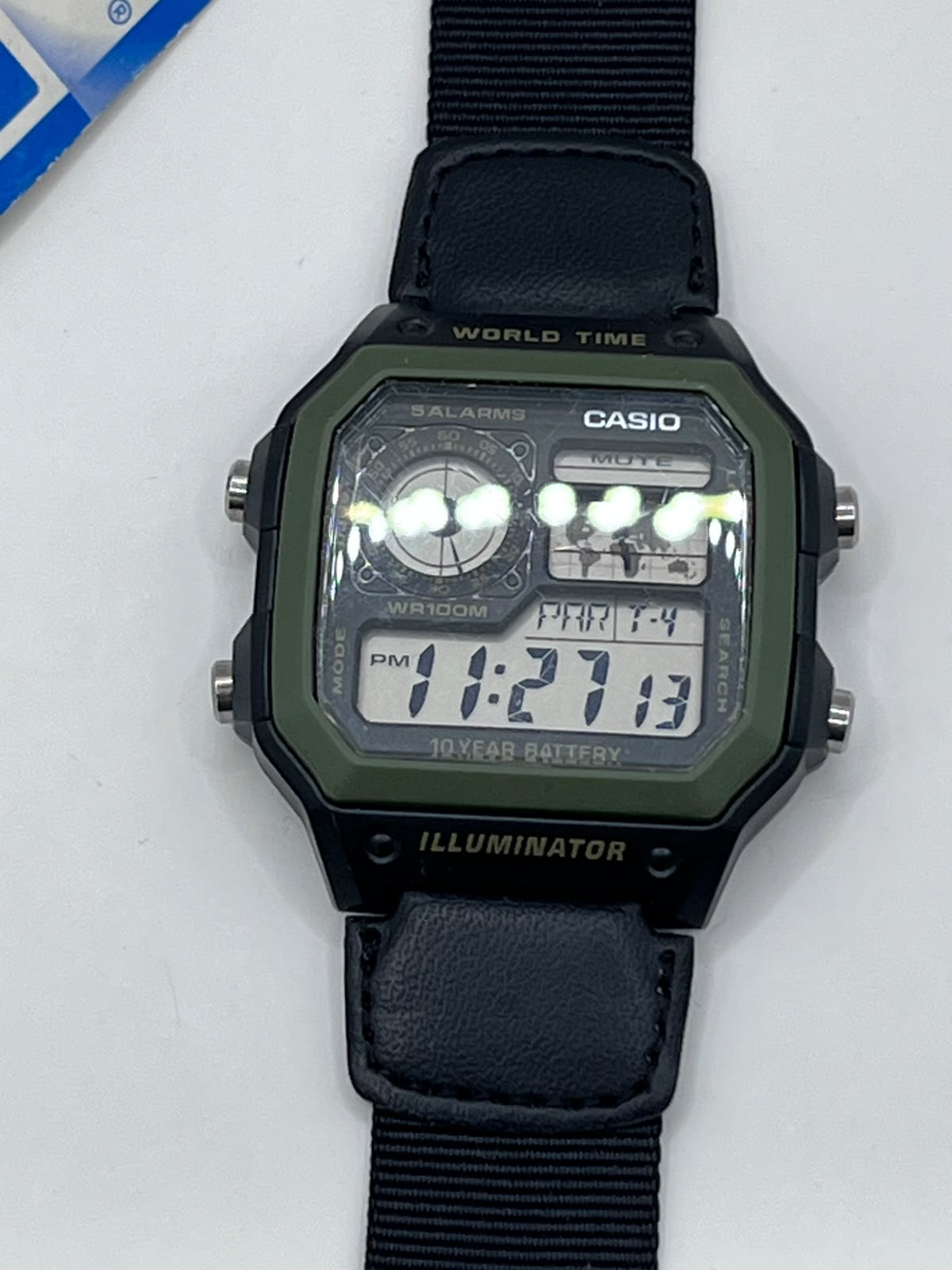 Casio Youth Digital World Time AE-1200WHB-3B