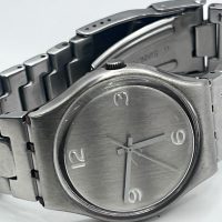 Swatch Irony Big Silver Dial Metal Bracelet