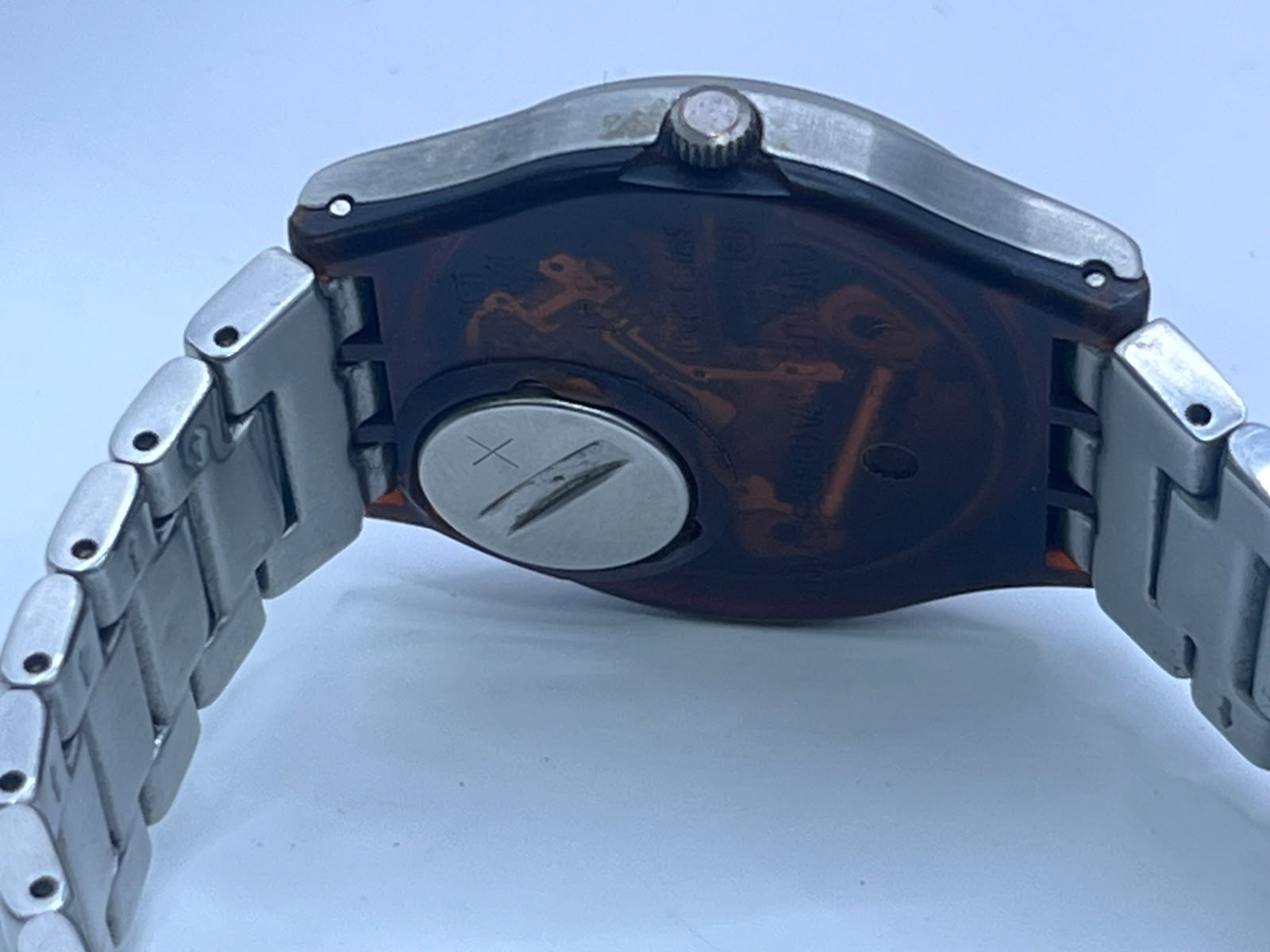 Swatch Irony Big Silver Dial Metal Bracelet - Imagen 3