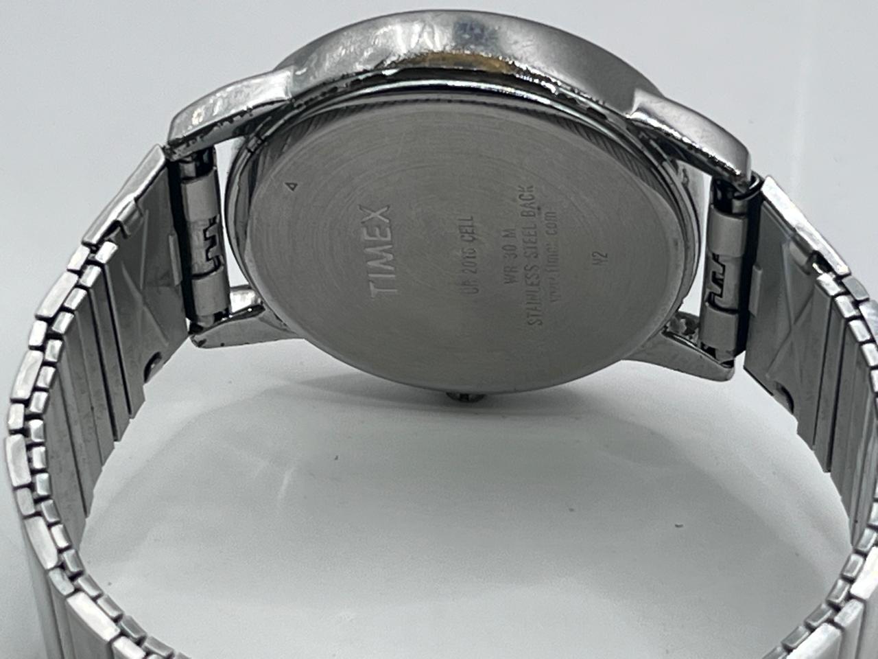 Timex Easy Reader Indiglo Expansion Band Silver Tone - Imagen 4