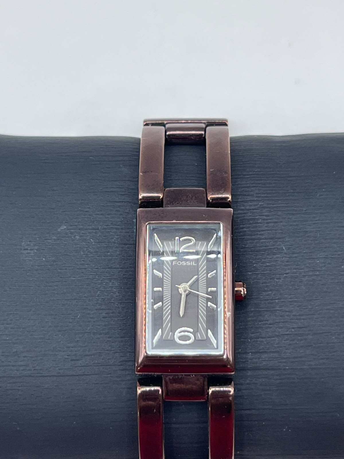 Fossil F2 Brown Dial Rectangular Bracelet - Imagen 5
