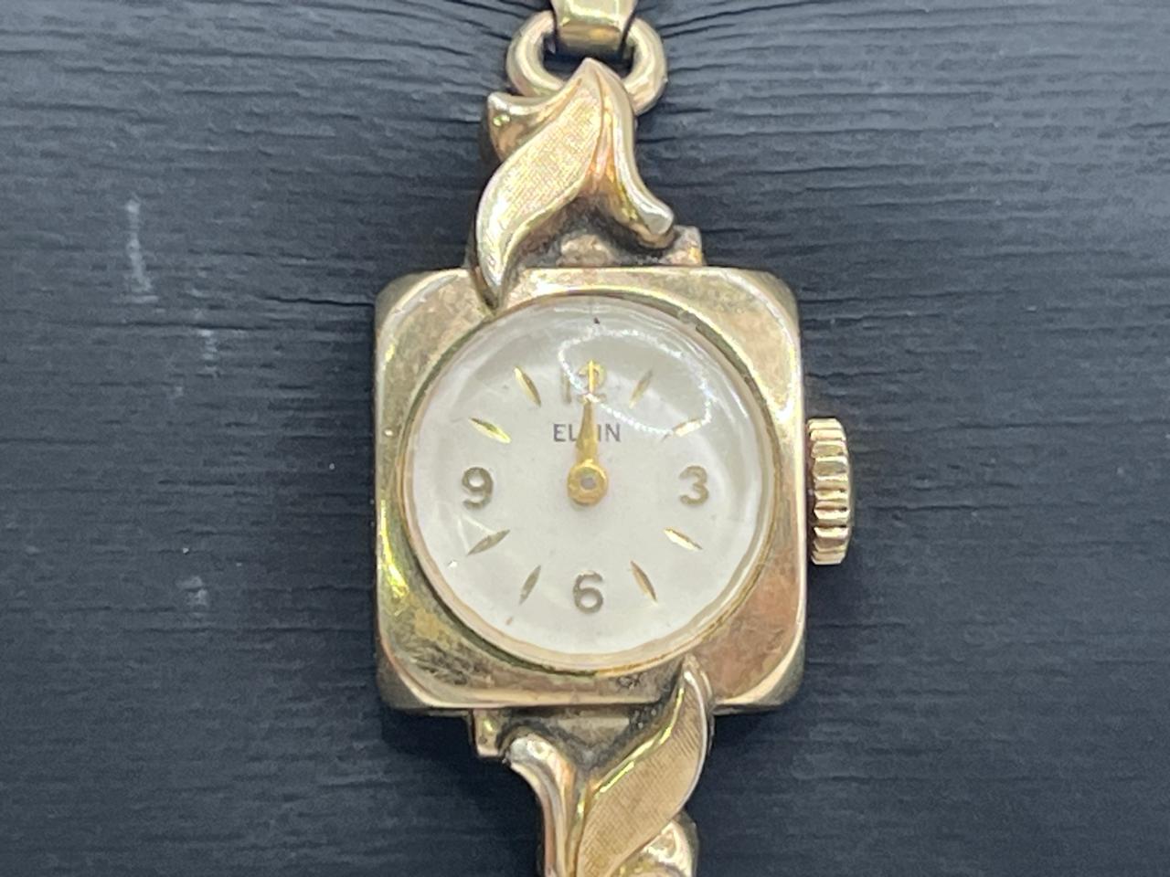 Reloj de cóctel Elgin vintage