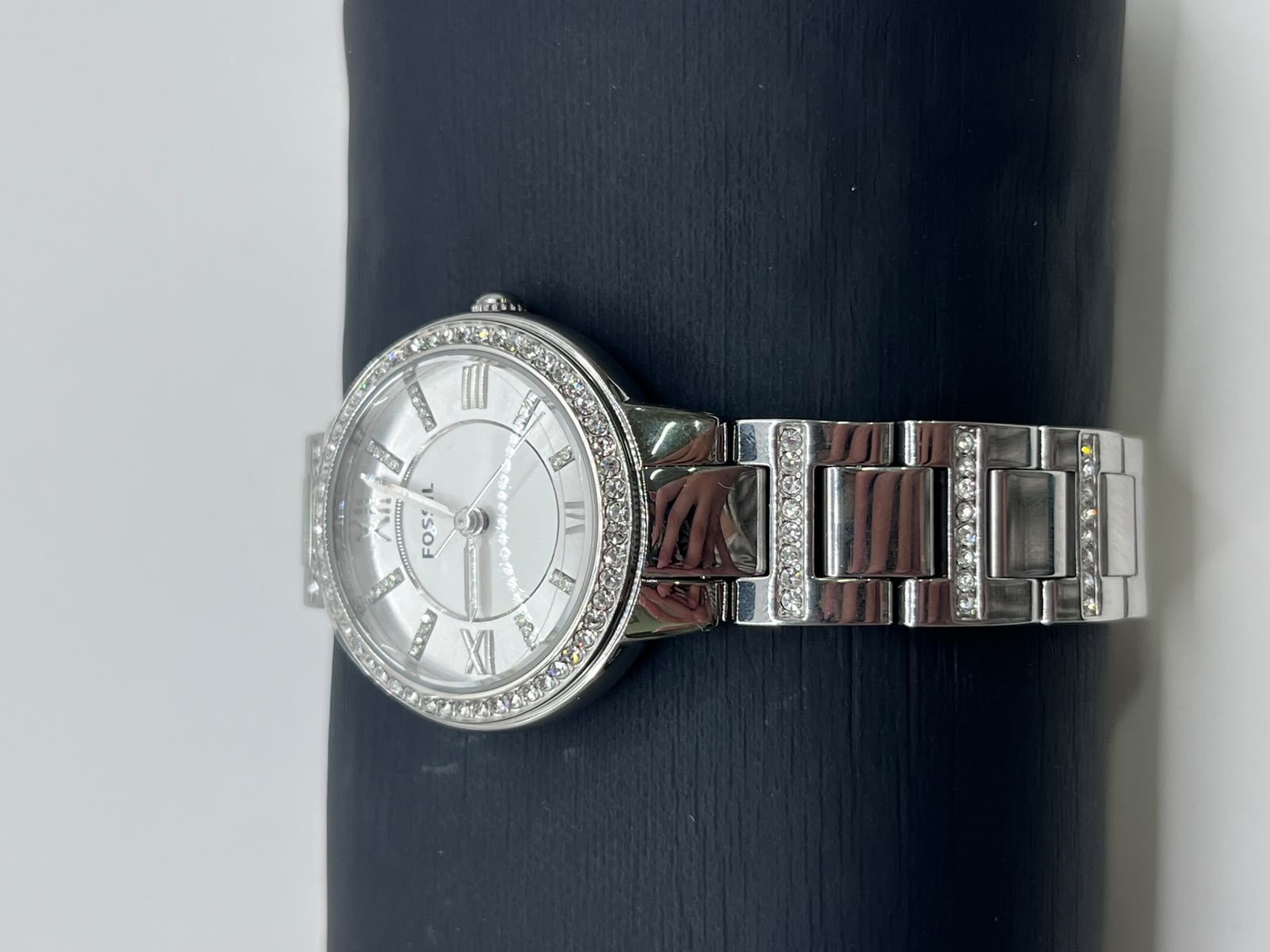 Fossil ES2982 Crystal-Accent Silver - Imagen 6
