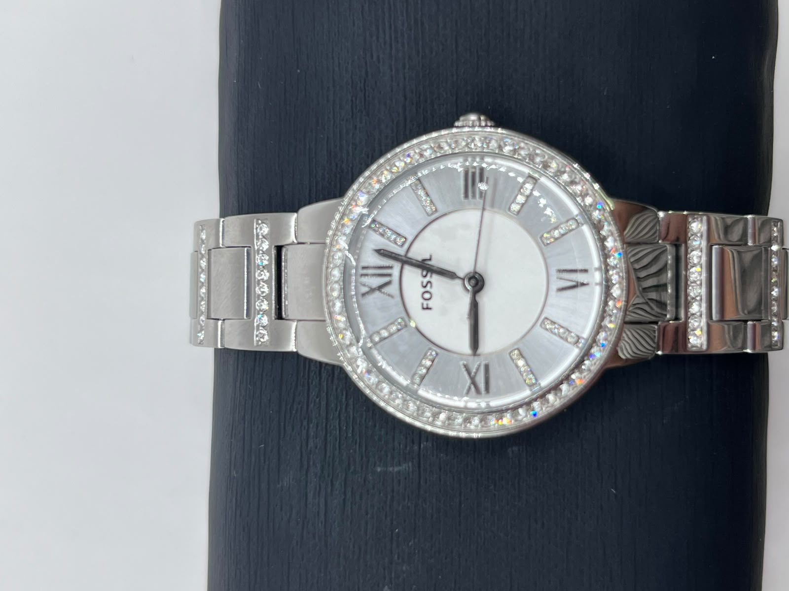 Fossil ES2982 Crystal-Accent Silver