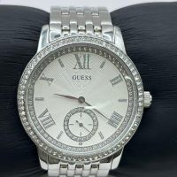 GUESS Gramercy Silver-Tone Stainless Steel Watch W0573L1