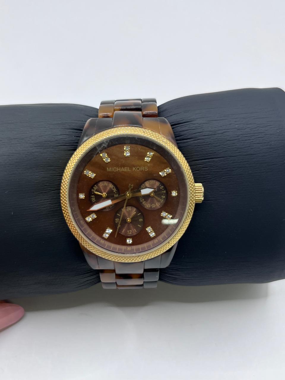 Michael Kors Jet Set / Ritz Tortoise Shell MK5038. - Imagen 4