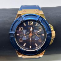 Guess Rigor Chronograph Multi-Function Blue/Gold (Referencia W0247G3)