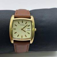 Fossil Square Classic Leather Gold-Tone (Serena Series)