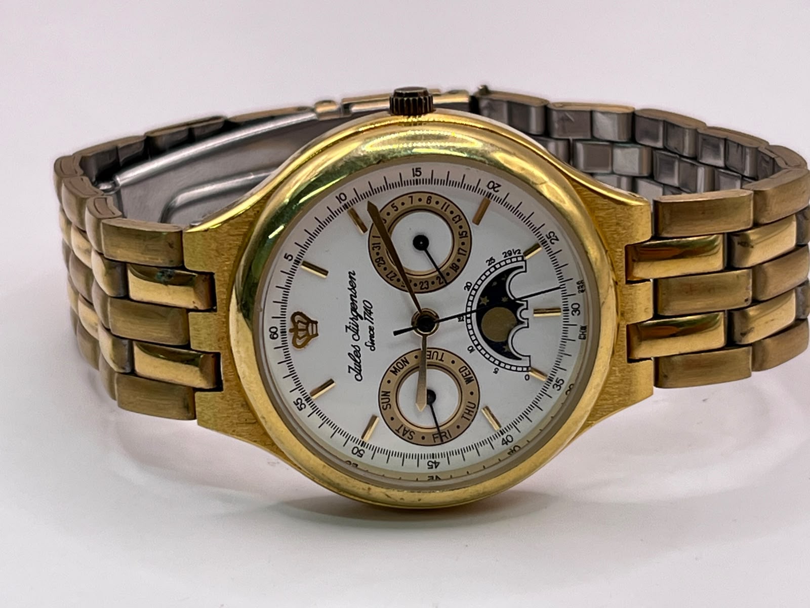 Jules Jürgensen con Fase Lunar y Triple Calendario