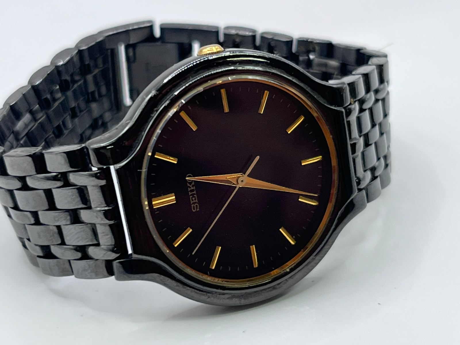 Seiko Quartz Dress Watch Vintage - Imagen 4