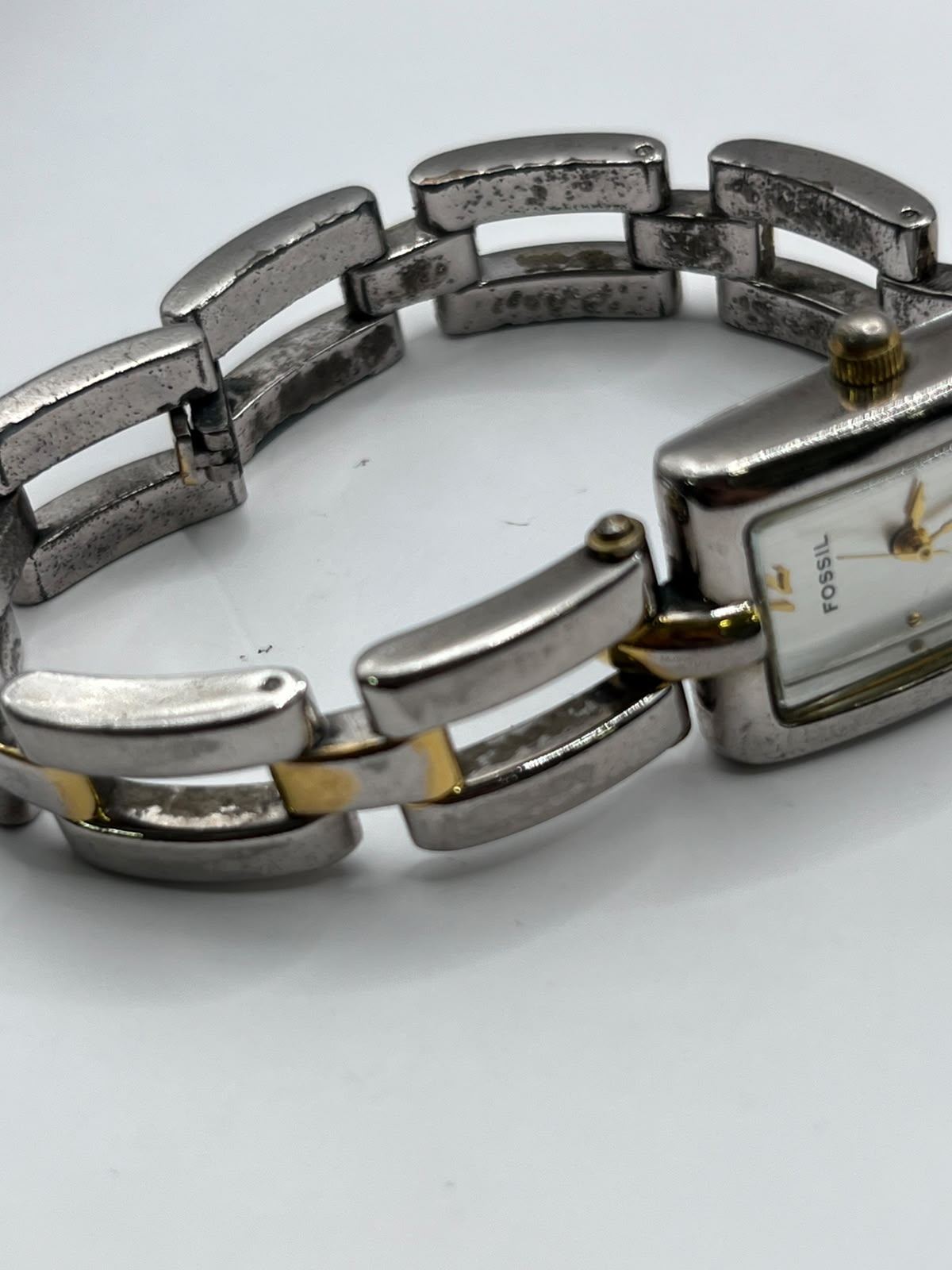 Fossil F2 Rectangular Two-Tone ES-9585 - Imagen 7