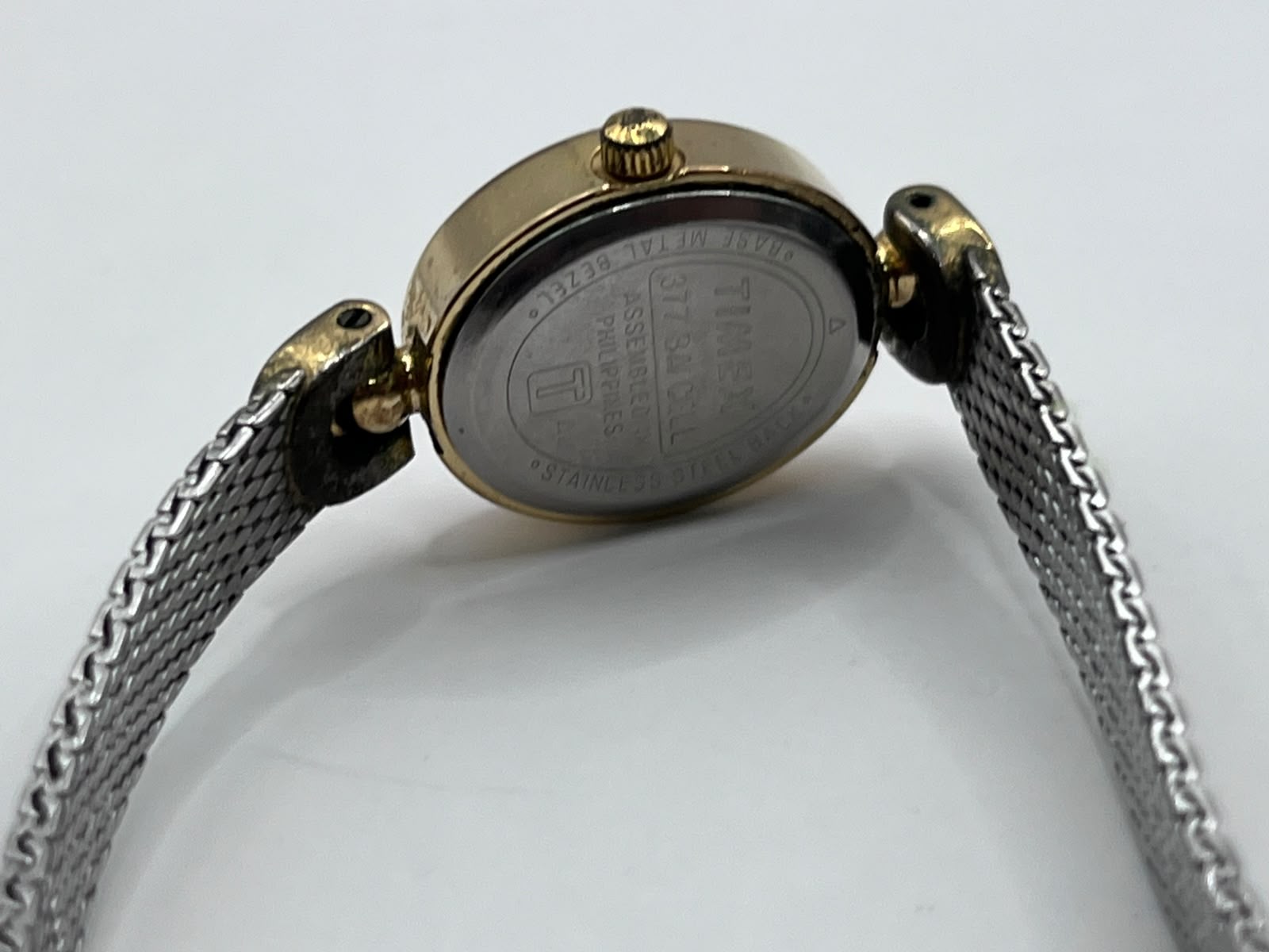 Timex Cavatina Oval Mesh Vintage - Imagen 5